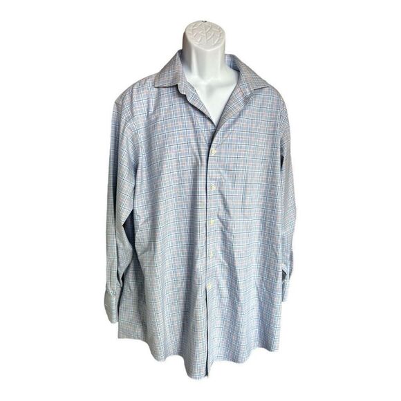 Brooks Brothers Other - Mens Brooks Brothers Classic Gingham Plaid Button Down Dress Shirt - Sz 17 • 33